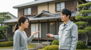 業者に不満を言う客