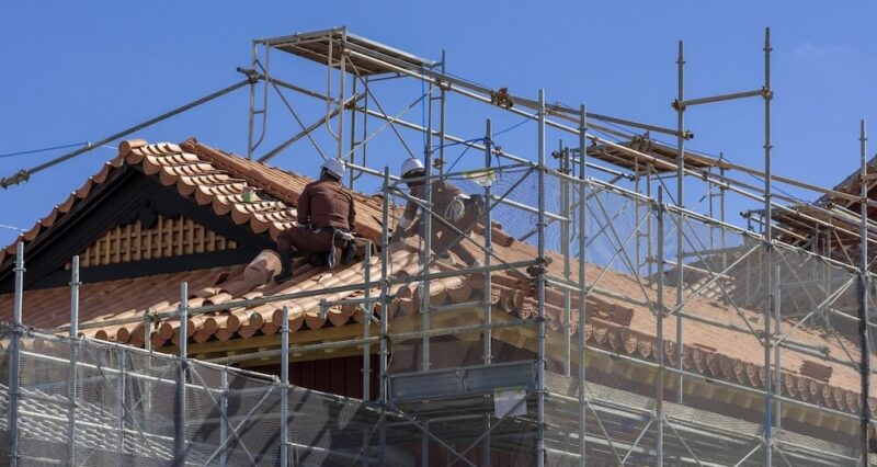 屋根葺き替え工事