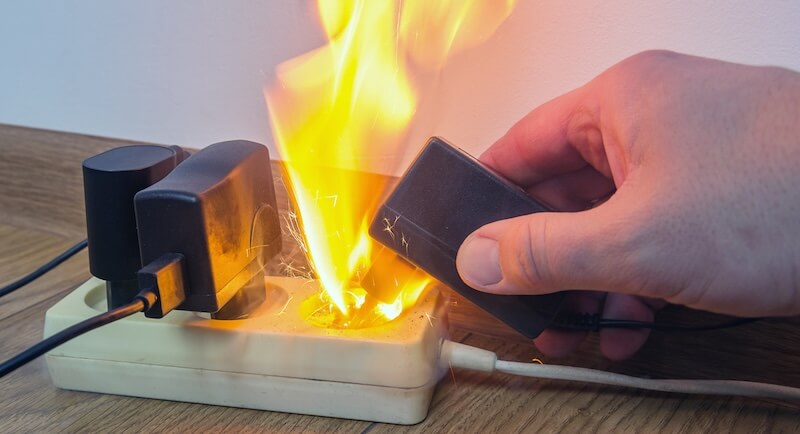 コンセントの火花